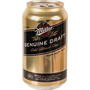 Miller Genuine Draft Beer Can Diversion Safe — Weighted to Feel Full, Screw-Off Lid, 1.25" x 3.75" Interior Compartment, Realistic Design, Hidden Storage for Valuables