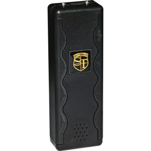 Safety Technology SAL Stun Gun 95,000,000 Volts — 4.8 Milliamp Output, 120dB Alarm, 120-Lumen LED Flashlight, Micro-USB Rechargeable, Nylon Holster, Compact 4-Inch Design