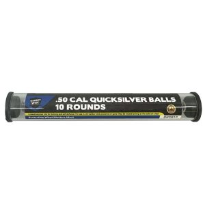 Streetwise .50 Cal Quicksilver Hybrid Projectiles 10-Round Tube — 12mm Stainless Steel Core, ABS Casing, Extended Range, Enhanced Accuracy for Heat Pistol Launcher